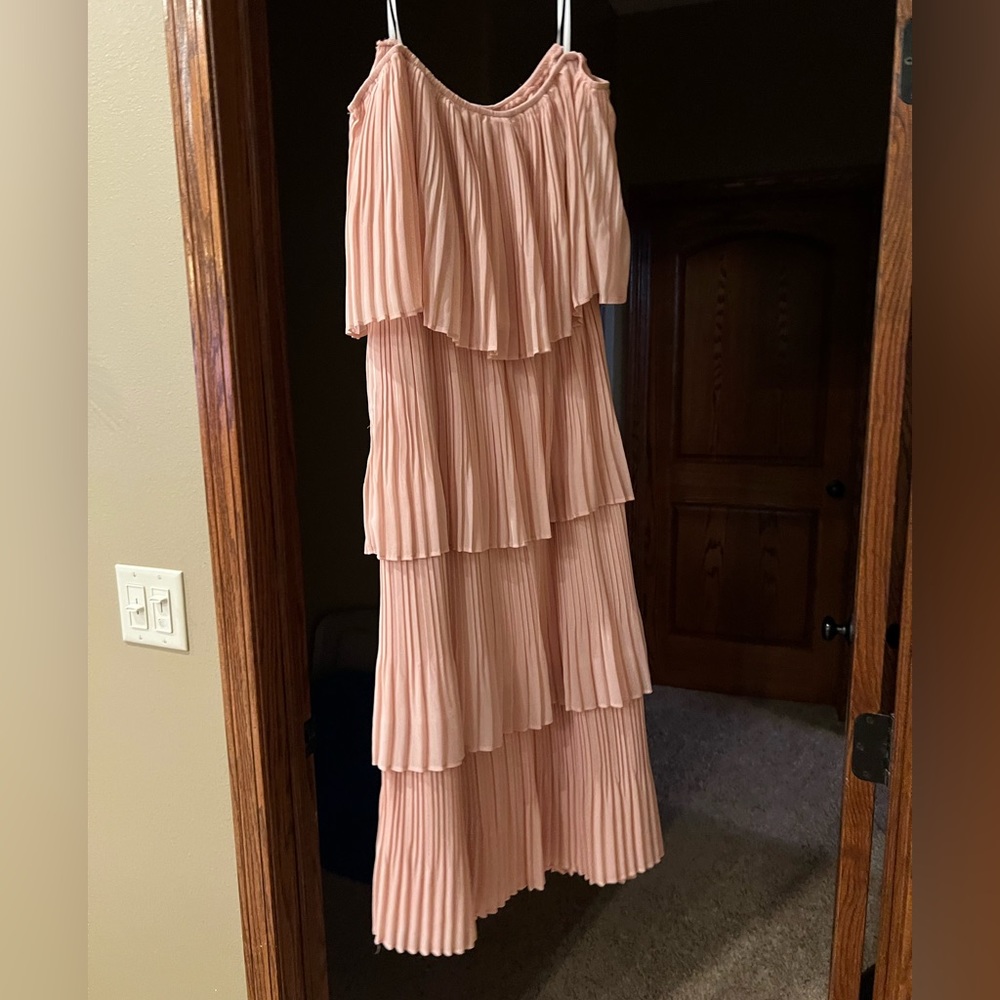 Pink Ruffle Dress